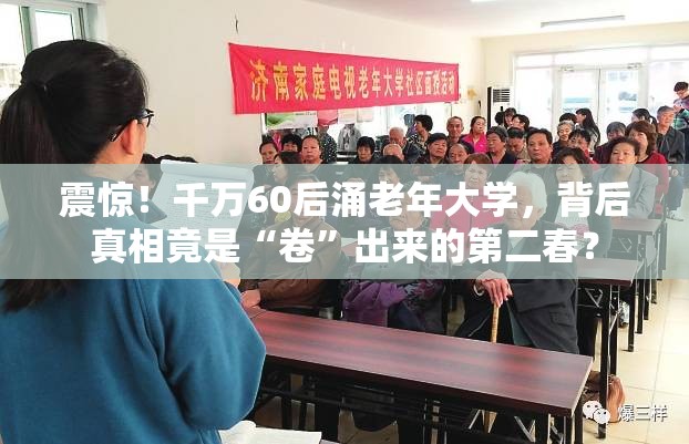 震惊！千万60后涌老年大学，背后真相竟是“卷”出来的第二春？