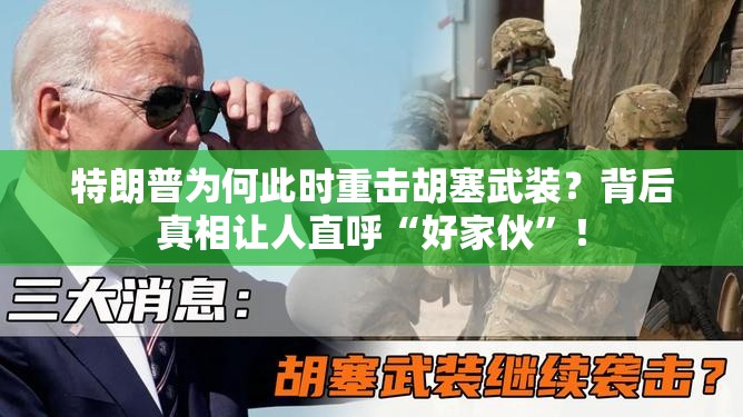 特朗普为何此时重击胡塞武装？背后真相让人直呼“好家伙”！