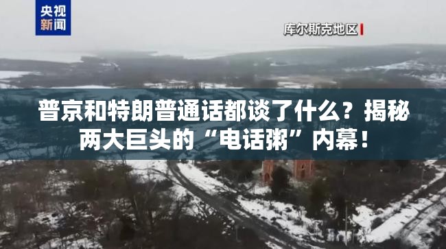 普京和特朗普通话都谈了什么？揭秘两大巨头的“电话粥”内幕！